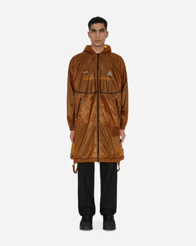 Men's Coats with ButtonsPackable Parka Jacket Brown