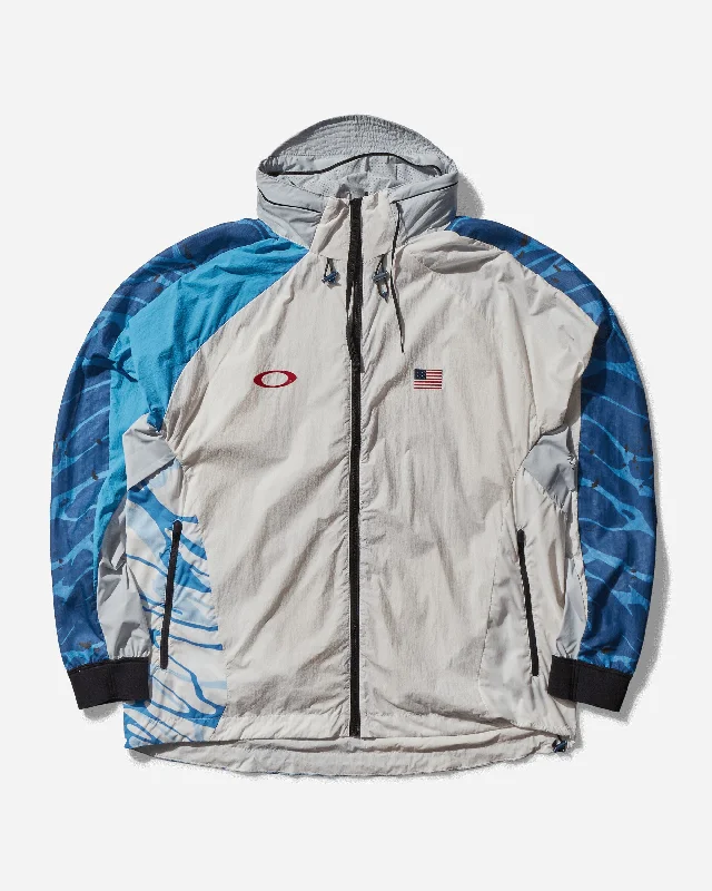 Men's Coats for City WearMen's Team USA Surfing Windbreaker Liquid Gray