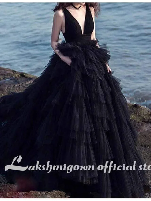 Formal DressRoycebridal Wedding Dresses V Neck Court Train Lace Spaghetti Strap