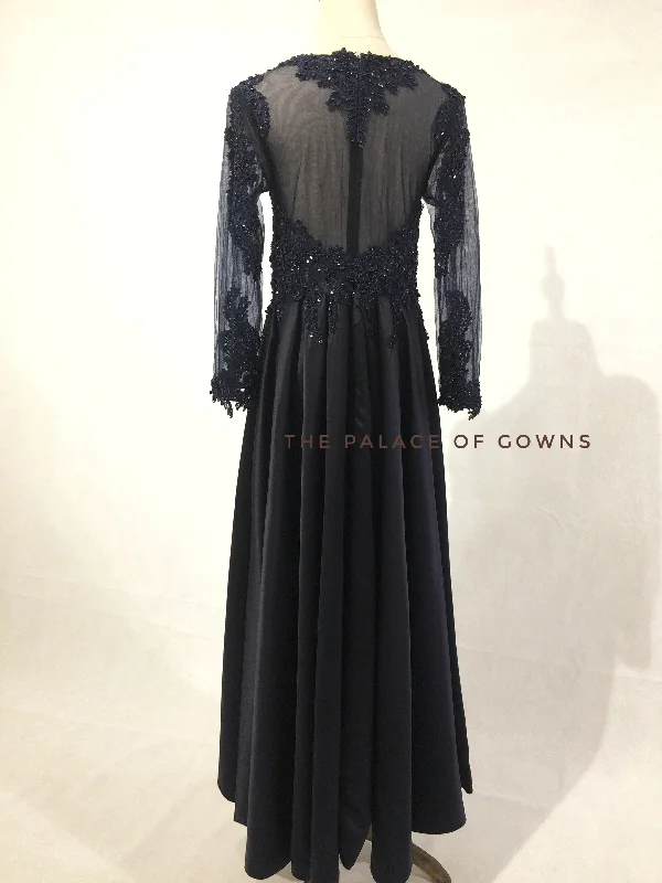 Casual DressVivienna Evening Dress - Long Sleeves