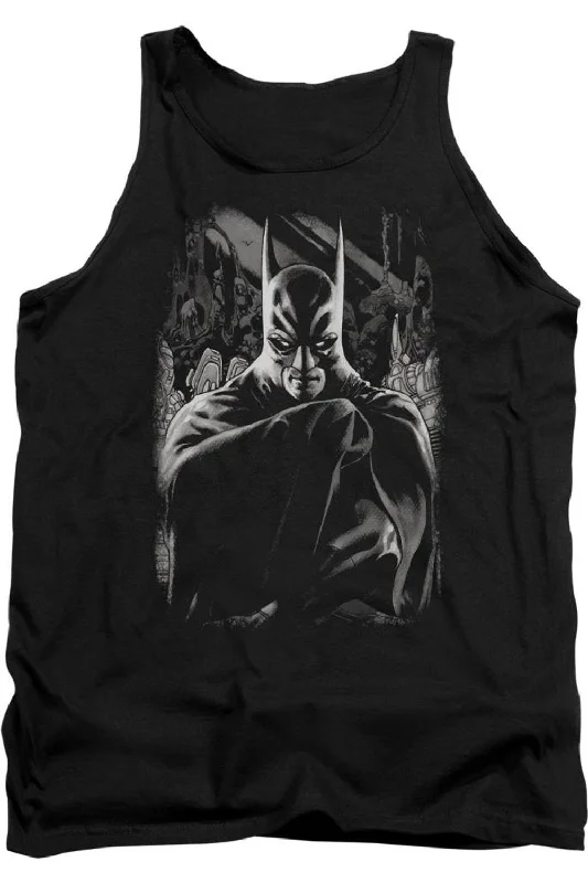 Men's Shirts with Rounded HemlinesBatman Detective 821 Cover Adult Tank Top