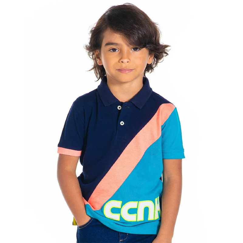 Men's Shirts with Embellished SleevesElectic Polo