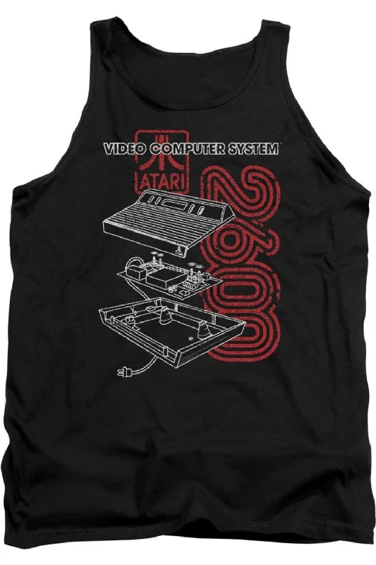 Men's Shirts for HikingAtari 2600 Adult Tank