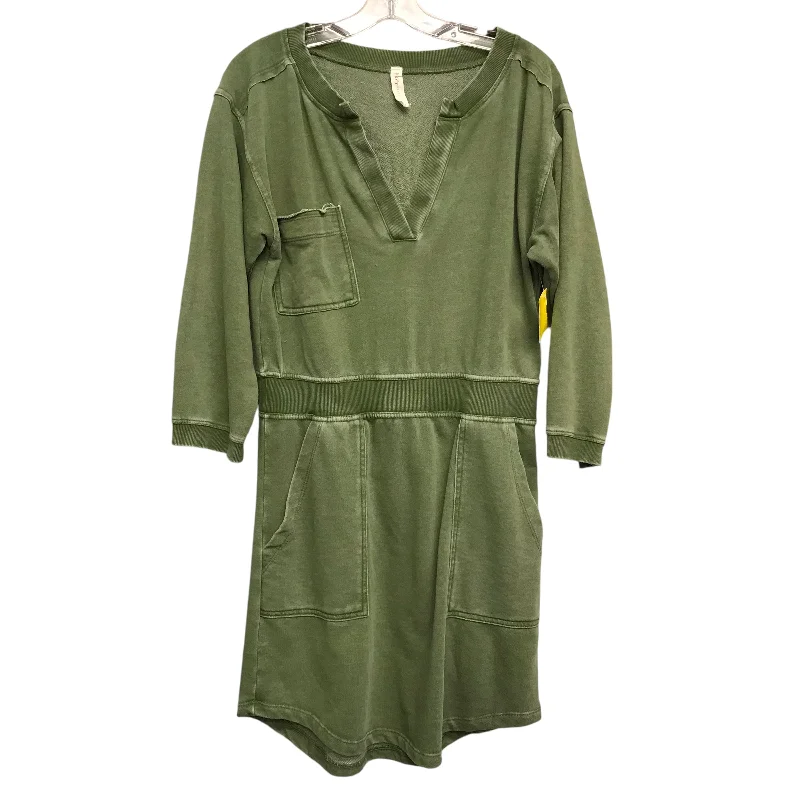 Velvet DressDress Casual Short By Daily Practice By Anthropologie In Green, Size:S